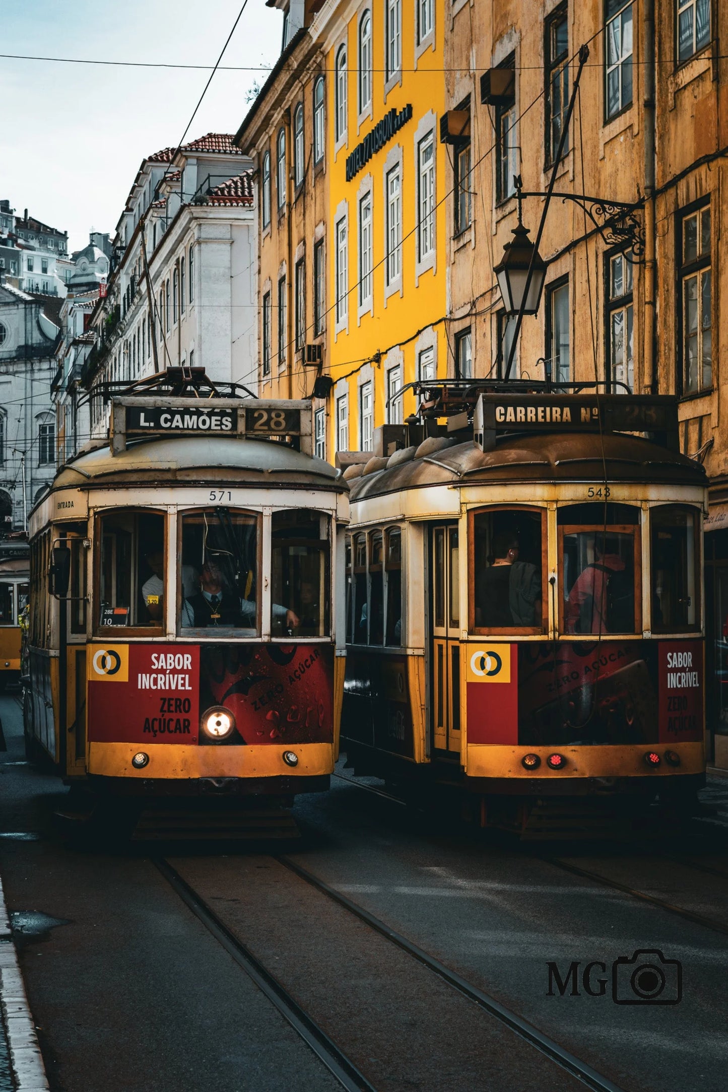 Straßenbahn-Plausch in Lissabon