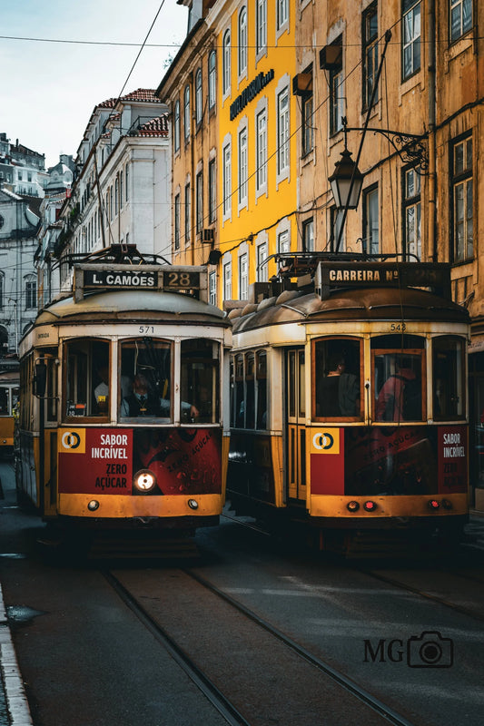 Straßenbahn-Plausch in Lissabon